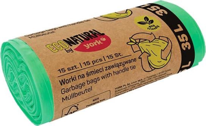 Roskapussi BIO kahvallinen 35L/15kpl 4090050-002721 995-2595