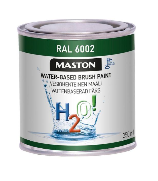 H2O! RAL6002 Lehdenvihrea 250ml 1716002 908-693