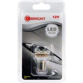 C-Bright C-Bright LED-polttimo BAU15S keltainen 18led 12V 29-264FKE