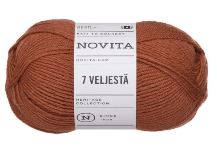 Novita 7 veljesta 323 taikuri 100g 7 Veljestä on lankaklassikko neuleisiin ja villasukkiin. Puikkosuositus 4mm, sukkiin Novita 7 veljesta 323 taikuri 100g 7 Veljestä on lankaklassikko neuleisiin ja villasukkiin. Puikkosuositus 4mm, sukkiin