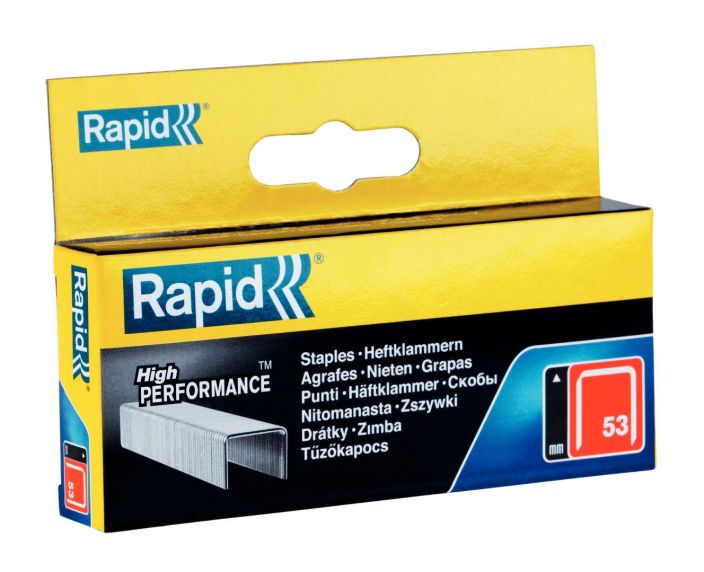 Rapid sinkila 53/8mm 2500kpl 11857025 930-125 Rapid sinkila 53/8mm 2500kpl 11857025 930-125
