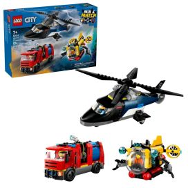 Lego 3in1 Helikopteri paloauto sukellusvene 60462