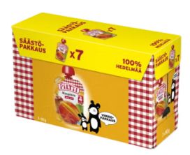 Piltti Piltti mangoinen hedelmäsose 4kk annospussi 7x90g