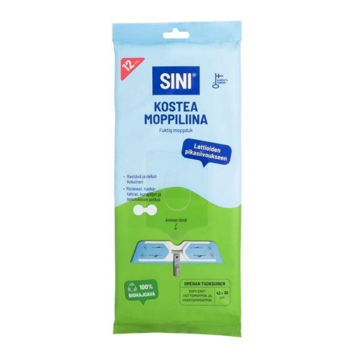 Sini Kostea moppiliina hajustettu 3764 922-841