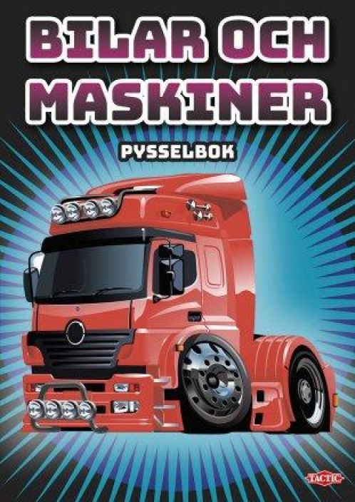 Bilar och maskiner pysselbok 52624 926-1752