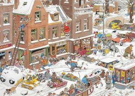 Jan van Haasteren Streetlife  1000 palaa