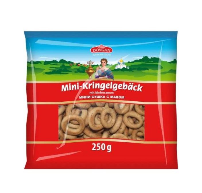 Dovgan Minirinkelit unikonsiemenilla 250g Dovgan Minirinkelit unikonsiemenilla 250g