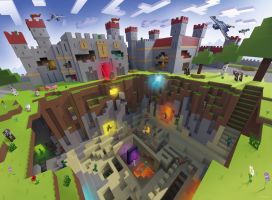 Minecraft Cutaway 300p