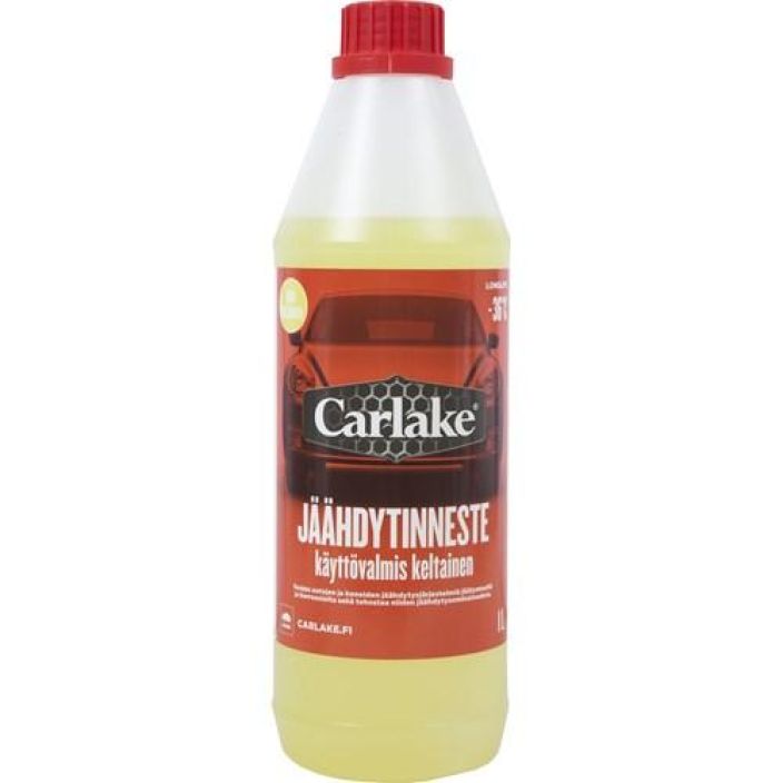 Carlake keltainen kayttovalmis -36°C jaahdytinneste 1L