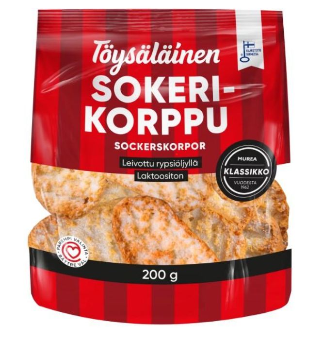 Toysalainen sokerikorppu 200g Korput ovat perinteinen kahvipoydan herkku, ja niita valmistetaan usein