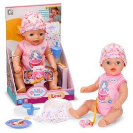 Baby Born Lena nukke 36cm pinkki