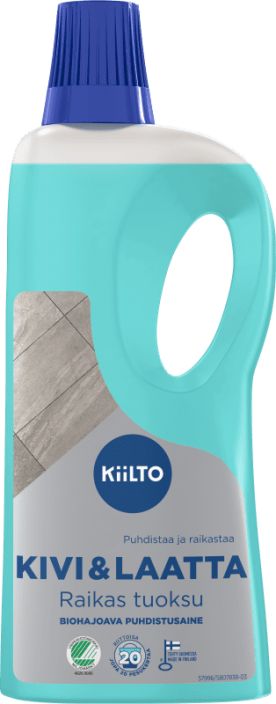 Kiilto kivi- ja laattapuhdistaja 500ml biohajoava 21870245 970-369 Kiilto kivi- ja laattapuhdistaja 500ml biohajoava 21870245 970-369