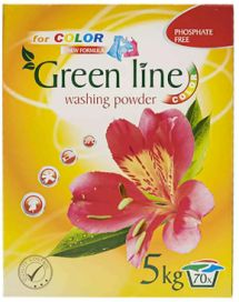 Green Line pyykinpesujauhe color 5kg