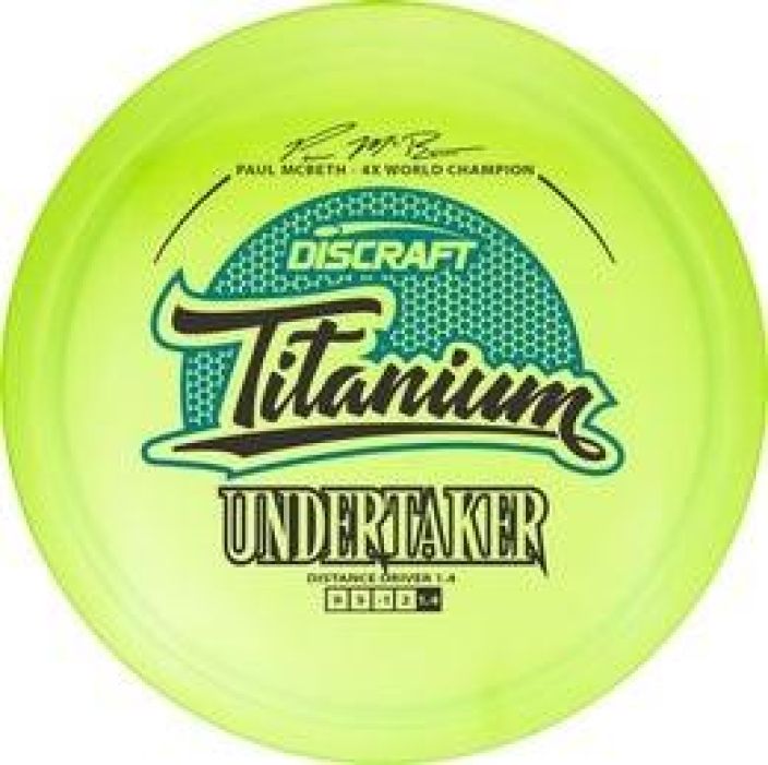 Discraft Titanium Undertaker - Paul McBeth Signature 972-608 Discraft Titanium Undertaker - Paul McBeth Signature 972-608