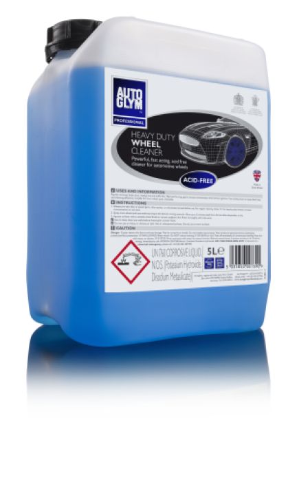Autoglym Acid Free Wheel Cleaner vannepesu 5L Autoglym Heavy Duty Wheel Cleaneron tehokas, nopeasti vaikuttava, hapoton