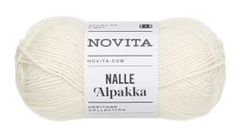 Novita Nalle Alpakka 010 luonnonvalkoinen 50g