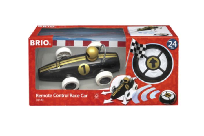 Brio RC kilpa-auto musta/kulta 30443 926-8047