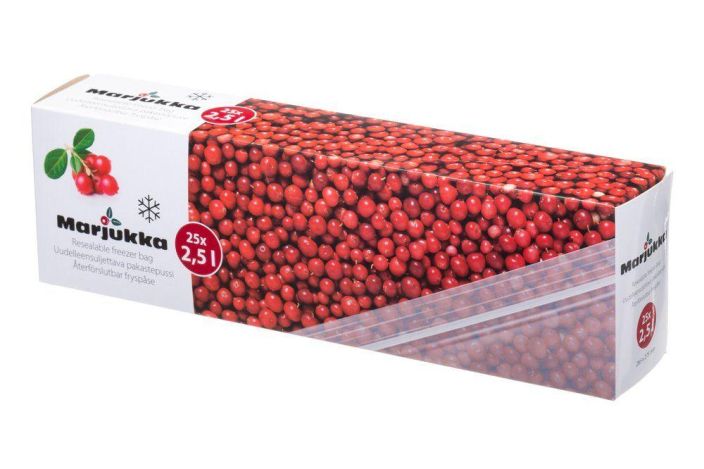 Marjukka Pakastepussi avaa-sulje 2,5L 25kpl 627689 924-9806