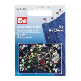 Prym Lasipäinen nuppineula 30x0,6mm 10g 029265