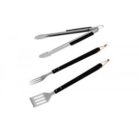 Mustang Basic grillausvälinesarja puukahvalla 3kpl