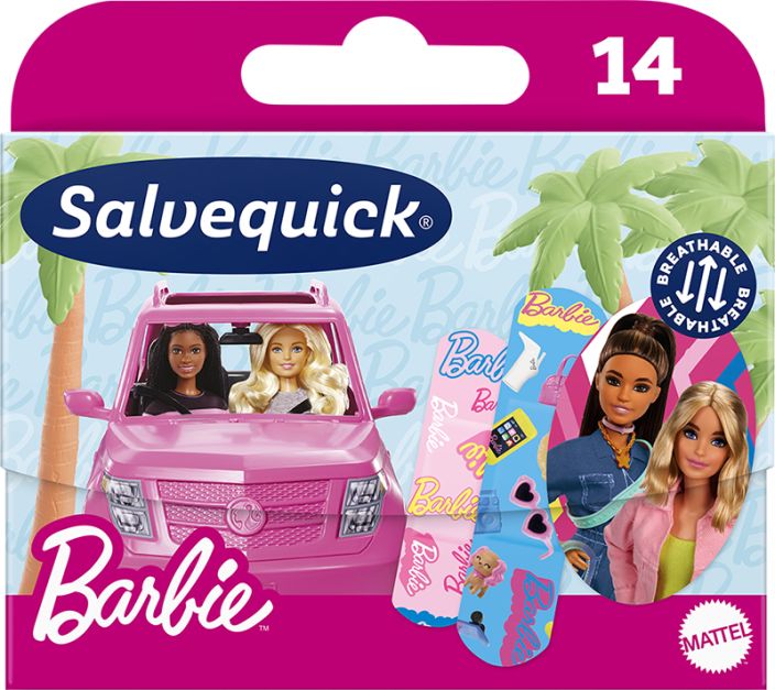 Salvequick 14kpl Barbie laastari 510004139 950-067 Salvequick 14kpl Barbie laastari 510004139 950-067
