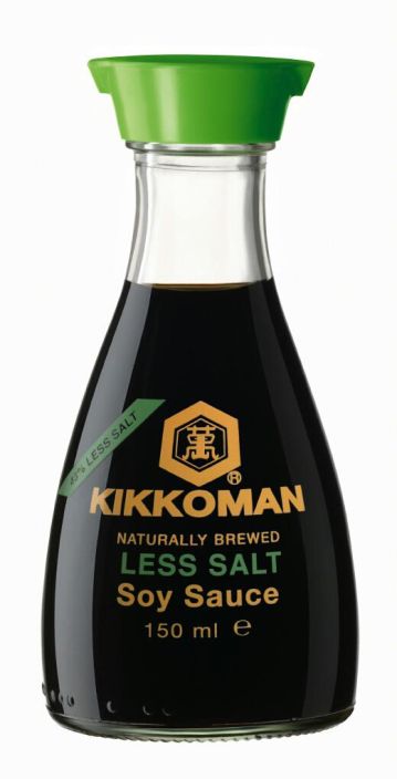 Kikkoman soijakastike 150ml vahemman suolaa 46334 957-166