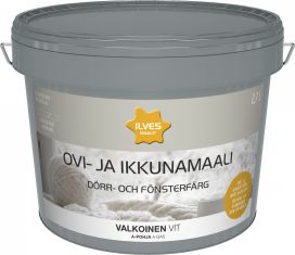 Ilves Ilves ovi- ja ikkunamaali A-pohja valkoinen 2,7L 102599
