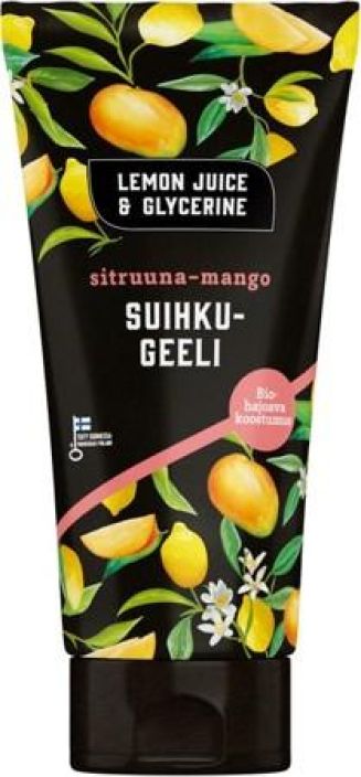 LJG Suihkugeeli Sitruuna-Mango 200ml Hellavaraisesti puhdistava, makean hedelmainen sitruunan ja mangon tuoksuinen LJG Suihkugeeli Sitruuna-Mango 200ml Hellavaraisesti puhdistava, makean hedelmainen sitruunan ja mangon tuoksuinen