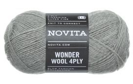 Novita Wonder Wool 4PLY 075 sumu 50g