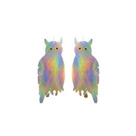 Linnunpelätin pöllö 2kpl kulkusilla 270292A