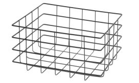 Maku Maku säilytyskori metallia musta 25x20x12,5cm 302796