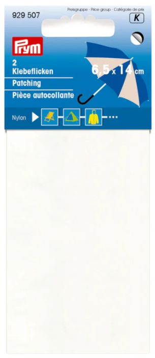 Nylonpaikka valkoinen 6,5x14cm 2kpl 929507 Nylonpaikka valkoinen 6,5x14cm 2kpl 929507