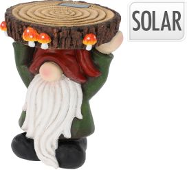 Tonttu puutarhapatsas solar-valolla 095241720
