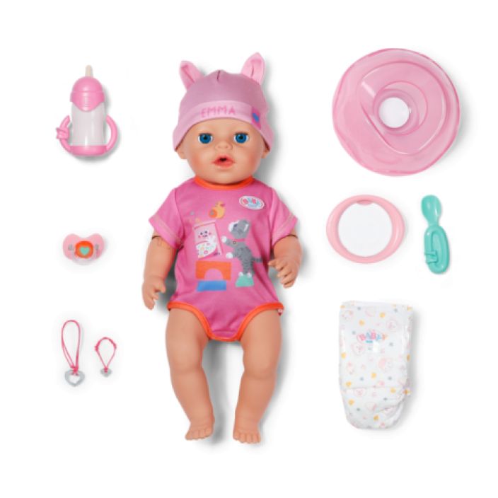 Baby Born Emma Click and Play nukke 43cm 839966 tuotekuva 1 Baby Born Emma Click and Play nukke 43cm 839966 tuotekuva 1