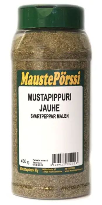 Mustapippuri jauhe 0,8 prk (430g) 902-618