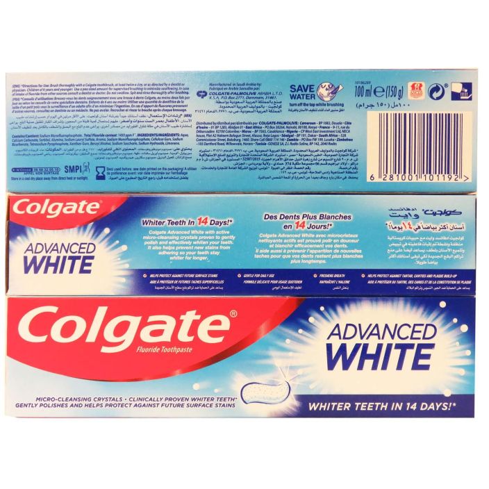 Colgate Advanced Whitening hammastahna 100ml Colgate Advanced Whitening hammastahna 100ml