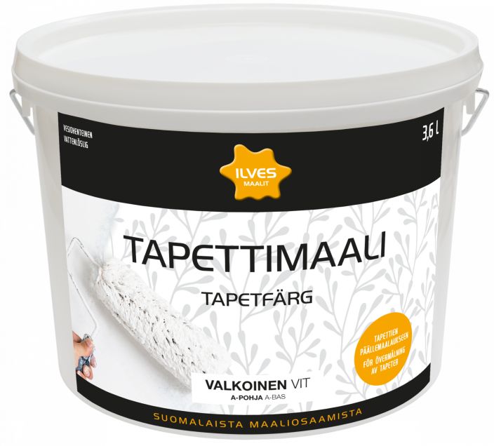 Ilves tapettimaali A-pohja valk. 3,6L IL2511 920-621