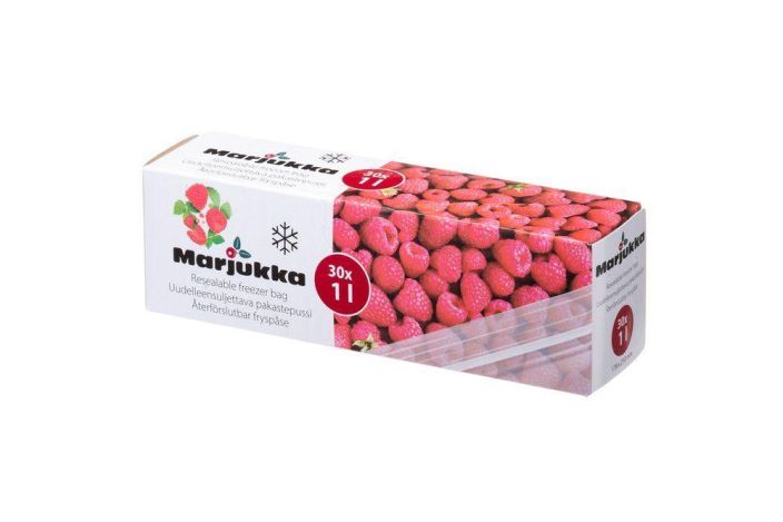 Marjukka Pakastepussi avaa-sulje 1L 3kpl 627688 924-103