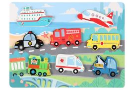 Liikenne palapeli puinen 630239