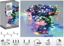 Valoketju 80LED multicolor