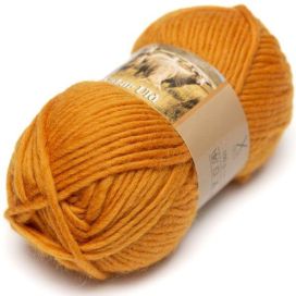 Hjertegarn Natur Uld 0381 Sinapinkeltainen 100g