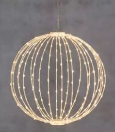 LED-valopallo 50cm 272led valkoinen