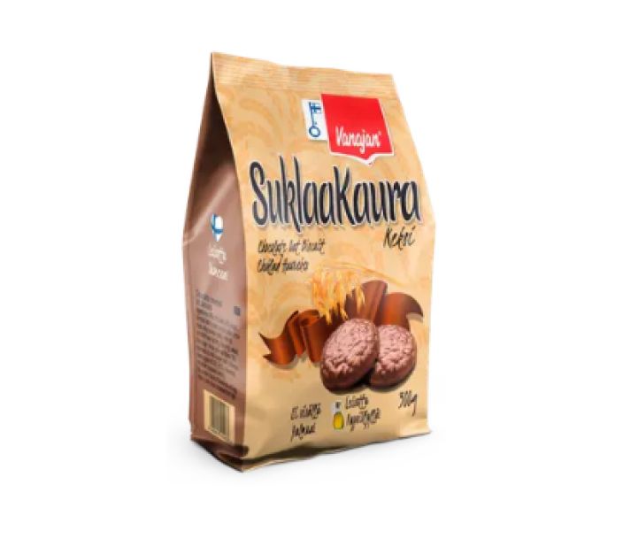 Vanajan Suklaakaura 300g Vanajan suklaakaurakeksi on taydellinen yhdistelma herkutteluun. Keksi, joka maistuu yhta hyvalta