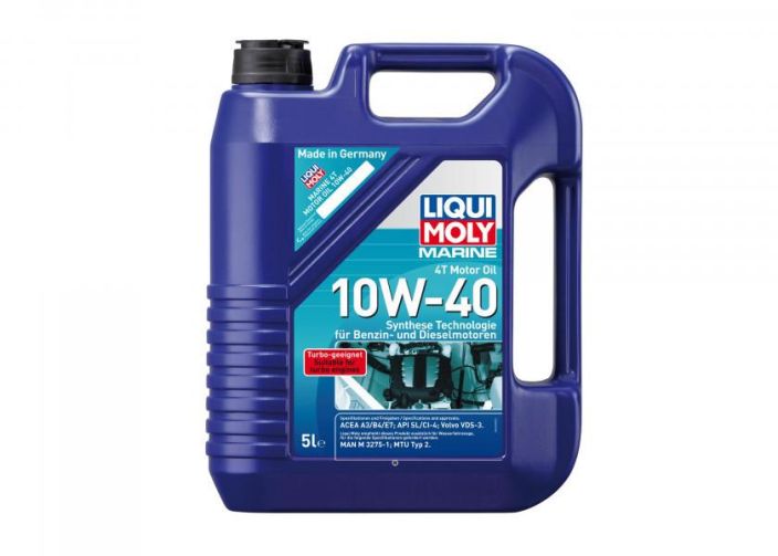 Liqui-Moly Marine 4T 10W-40 4L Soveltuu lahes kaikkiin bensiini- ja diesel venemoottoreihin.