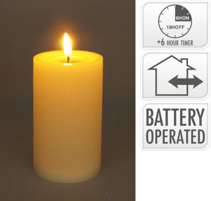 Led kynttila 75x150cm valk. timer in/out AX5385020 992-1815 Led kynttila 75x150cm valk. timer in/out AX5385020 992-1815