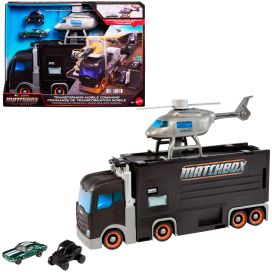 Matchbox rekka ja helikopteri