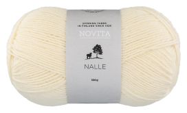 Novita Nalle 010 luonnonvalkoinen 100g