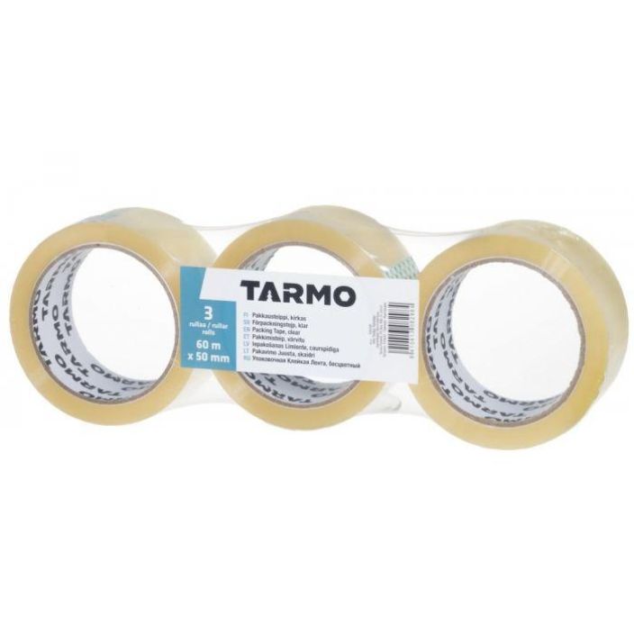 Tarmo pakkausteippi 50mm x 60m 3kpl 308298 924-5937