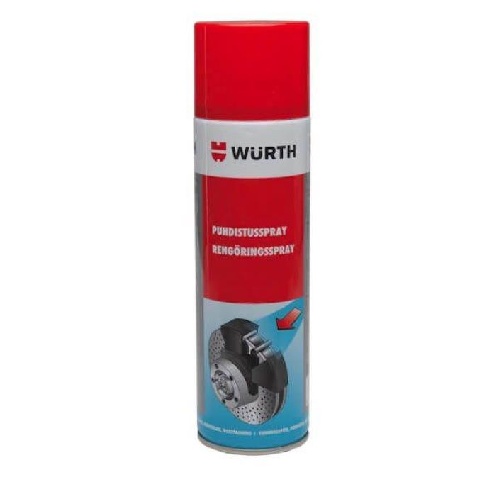 Wurth puhdistusspray 500ml Jarrujenpuhdistusaine, brakecleaner.