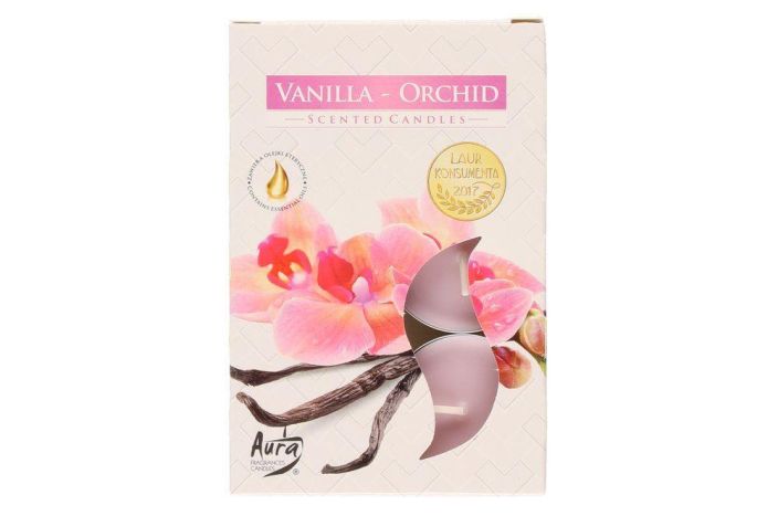 Tuoksulampokynttila vanilla-orchid 6kpl 281959 924-2376